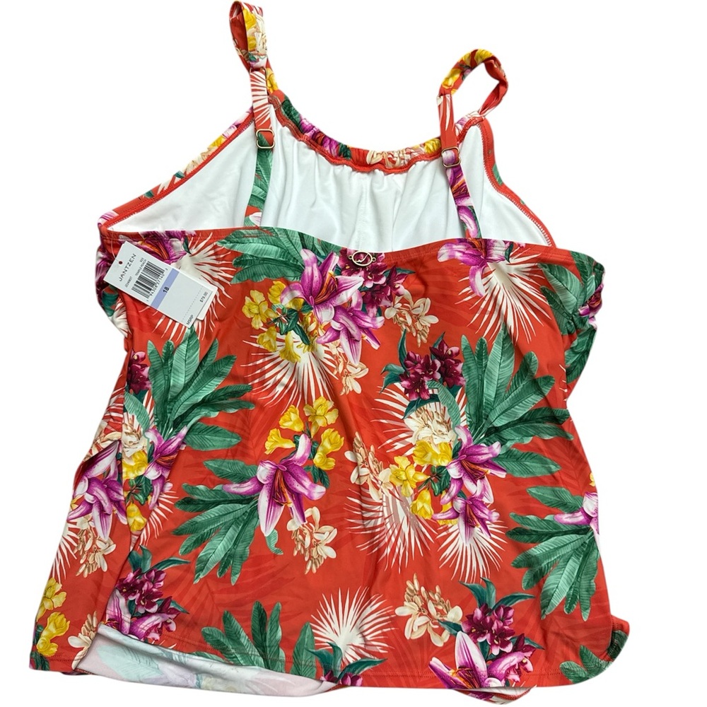 Jantzen Women’s Audrey Tropical Floral Tankini Top - Picture 6 of 11